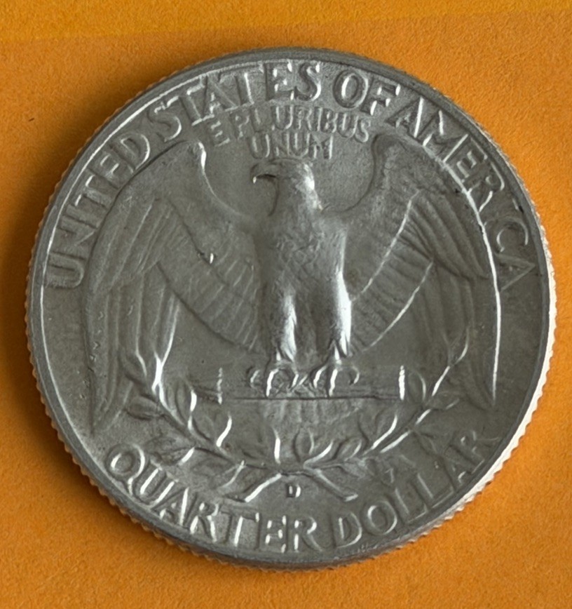 1964-D Washington Quarter ¼ $ 90% Silver