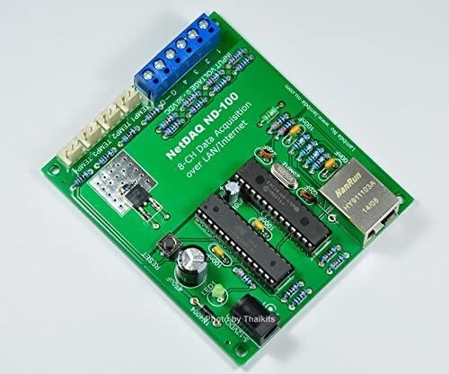 Temperature and Voltage Data Monitor via Internet LAN