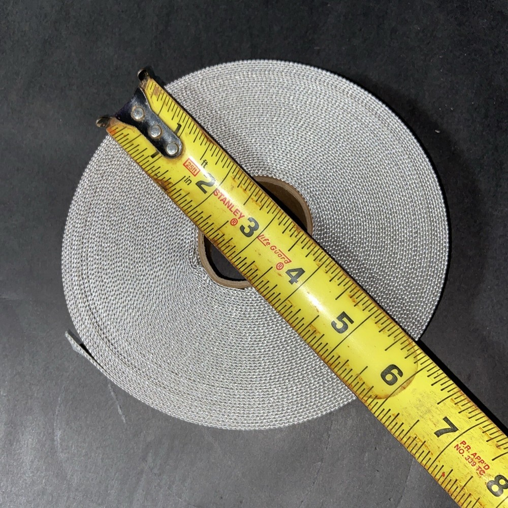 1” Silver Infinity Canopy Webbing *s3a