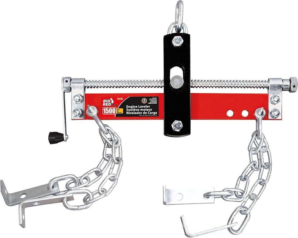 Versatile Engine Hoist Leveler - 3 Position Adjustable with 14" Chains Included