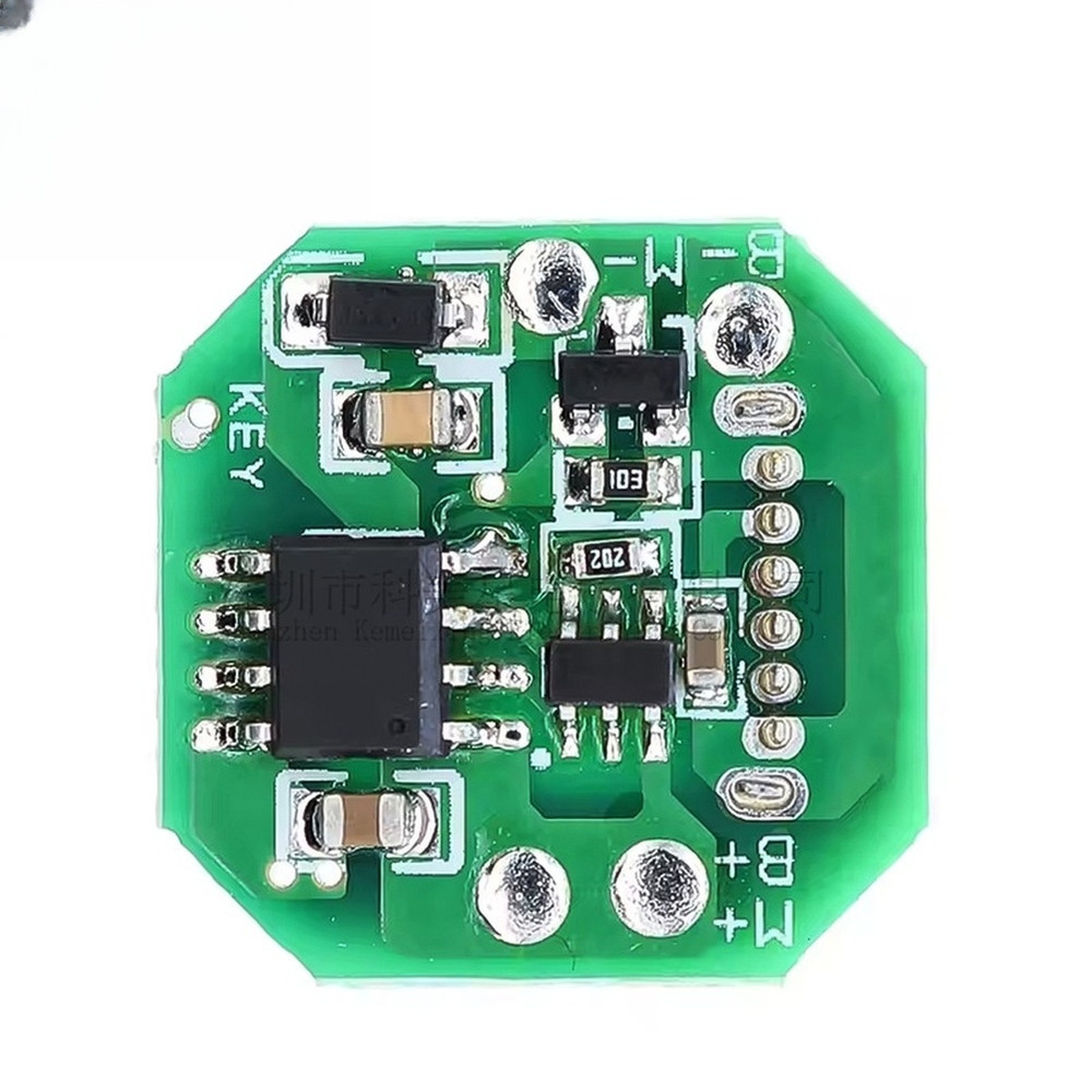 For 10W LED Flashlight Driver PCB Green Board Type C Charging Touch Function