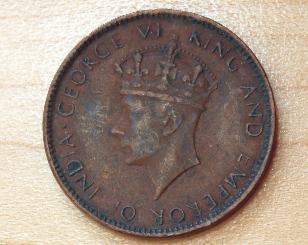 1940 Ceylon Sri Lanka 1 Cent