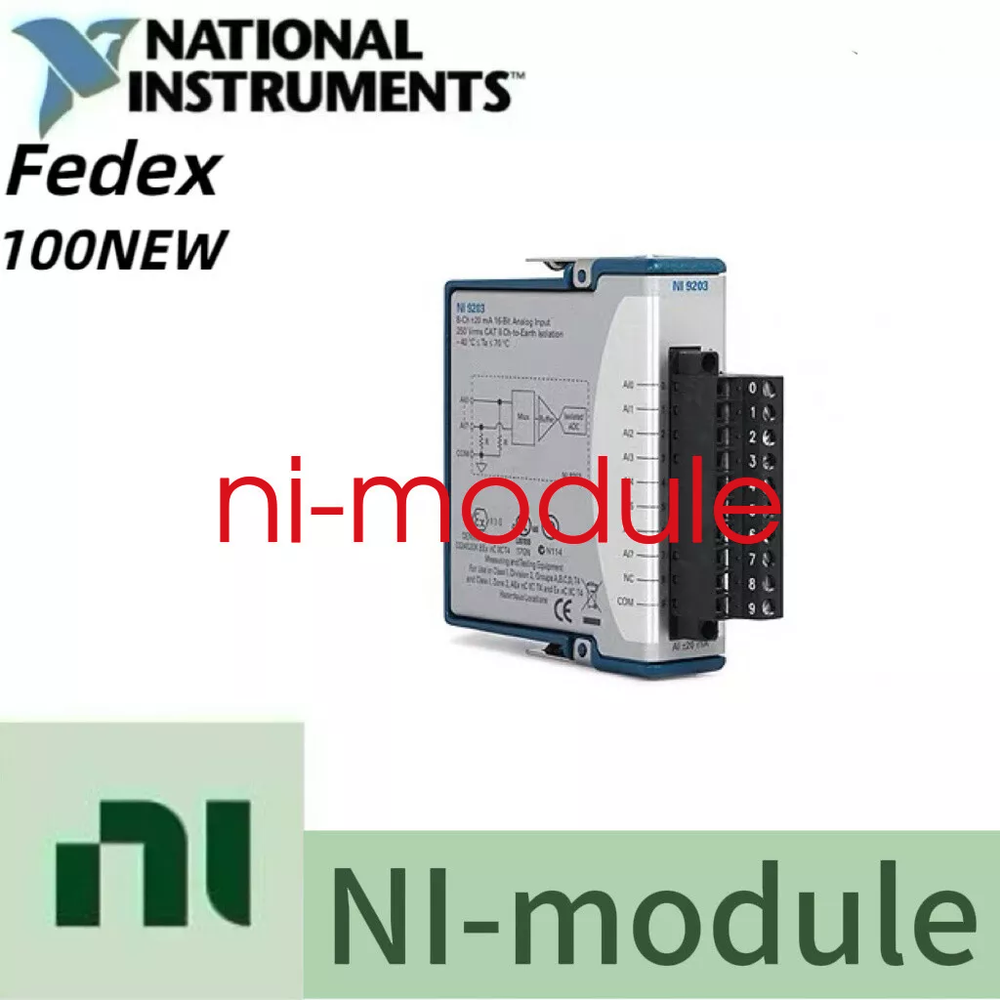 NI 9203 National Instruments NI-9203 cDAQ Analog Current Input Module USED