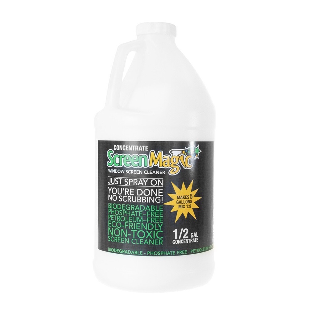 Screen Magic Cleaner Concentrate - 1/2 Gallon