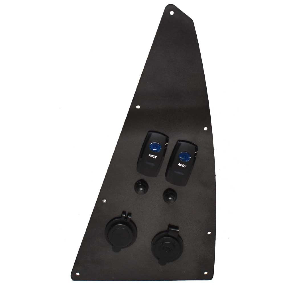 Sailfish Boat Switch Panel 61-5874 | 325 Dual Console Accessory Black