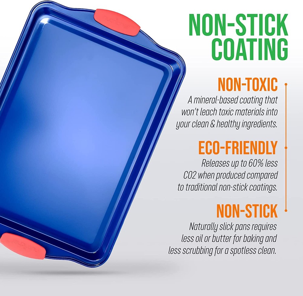 Nutrichef BKNCSBSBL3MEDCS Medium Cookie Sheet