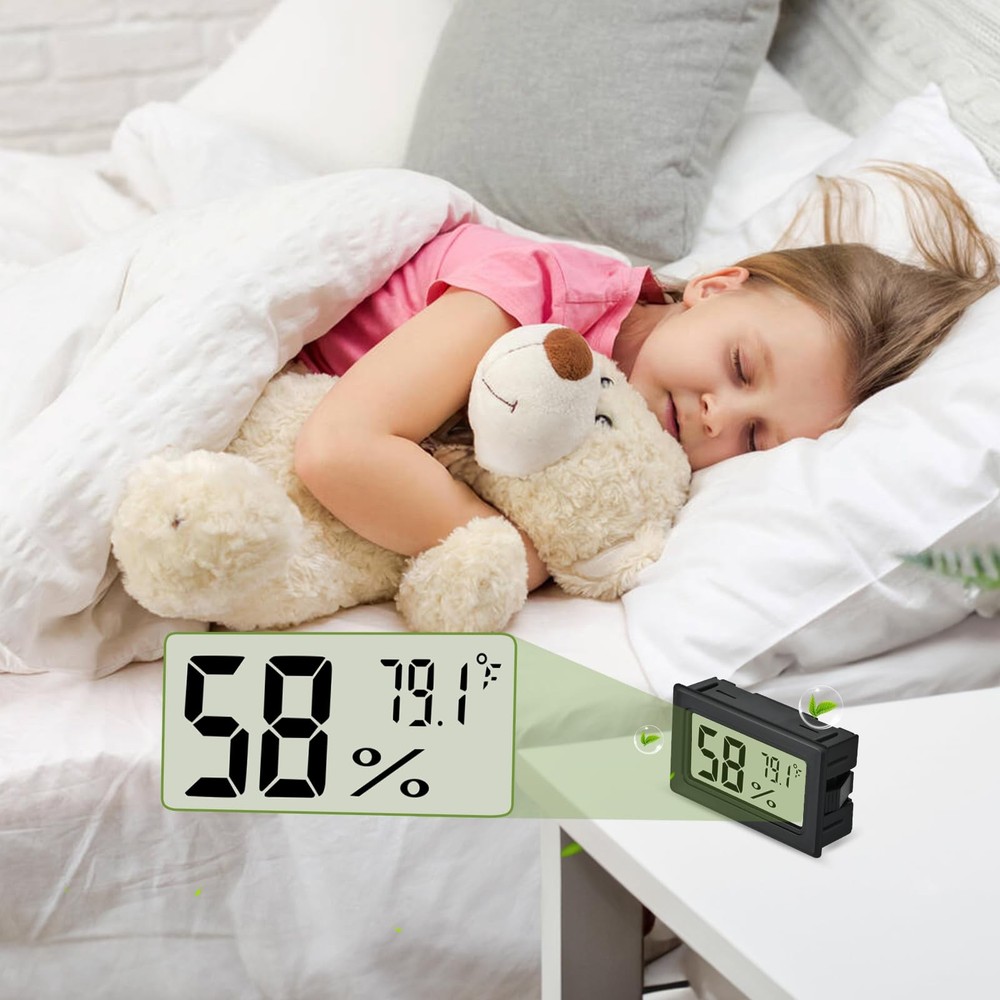 6-Pack Digital Humidity Meter Indoor Thermometer Hygrometer LCD Display