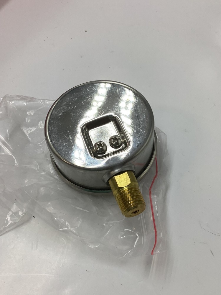 (QTY 9) Manometer Multiple Function 200 PSI Air Compressor 1/4" NPT Bottom Mount