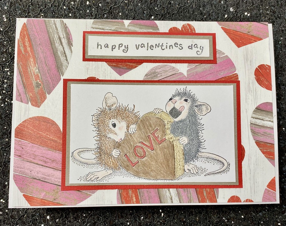 Handmade Happy Valentine’s Day Card