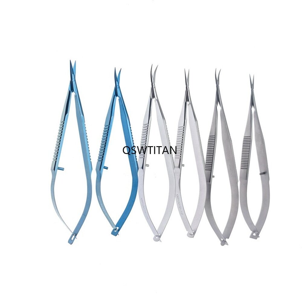 Titanium Castroviejo Scissors Capsule scissors Ophthalmic Micro scissors