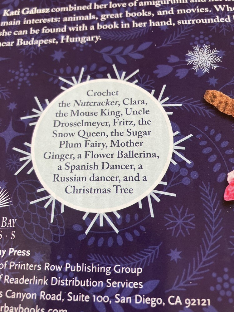 Nutcracker Crochet Kit - Clara & Nutcracker - Christmas Ballet + 76 Pg Manual!