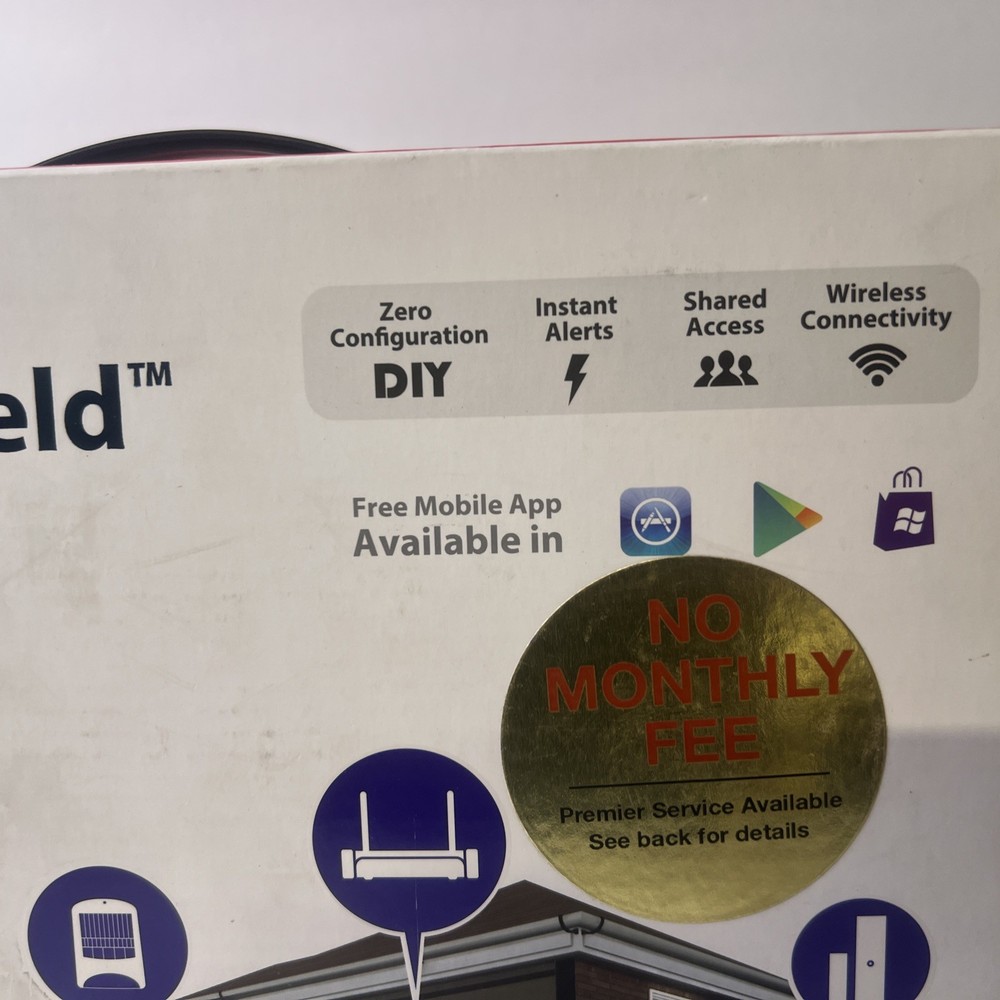 Oplink Alarm Shield Security System No Monthly Fee Mobile App
