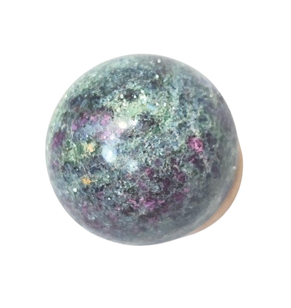 Fluorescent Ruby in Fuchsite 30mm Collection Sphere 6537