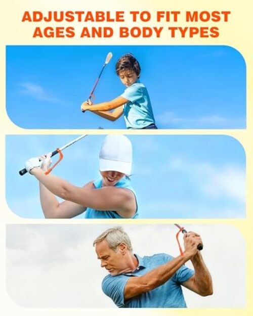 Golf Swing Trainer Aid, Adjustable Golf Training Wrist Aids Hinge, Silicone