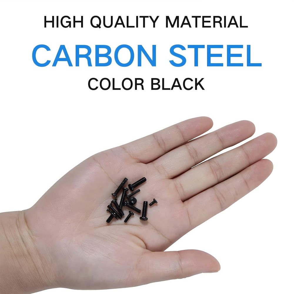1320PCS Laptop Screws Kit Tiny Computer Replacement Screw Set Black