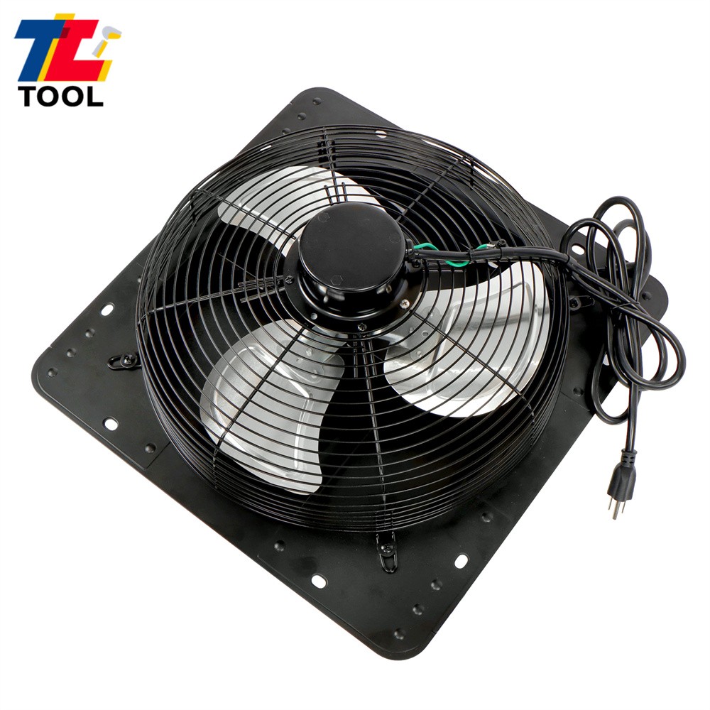 14" Wall Mounted Shutter Exhaust Fan Automatic Shutter With Adjustable Controls