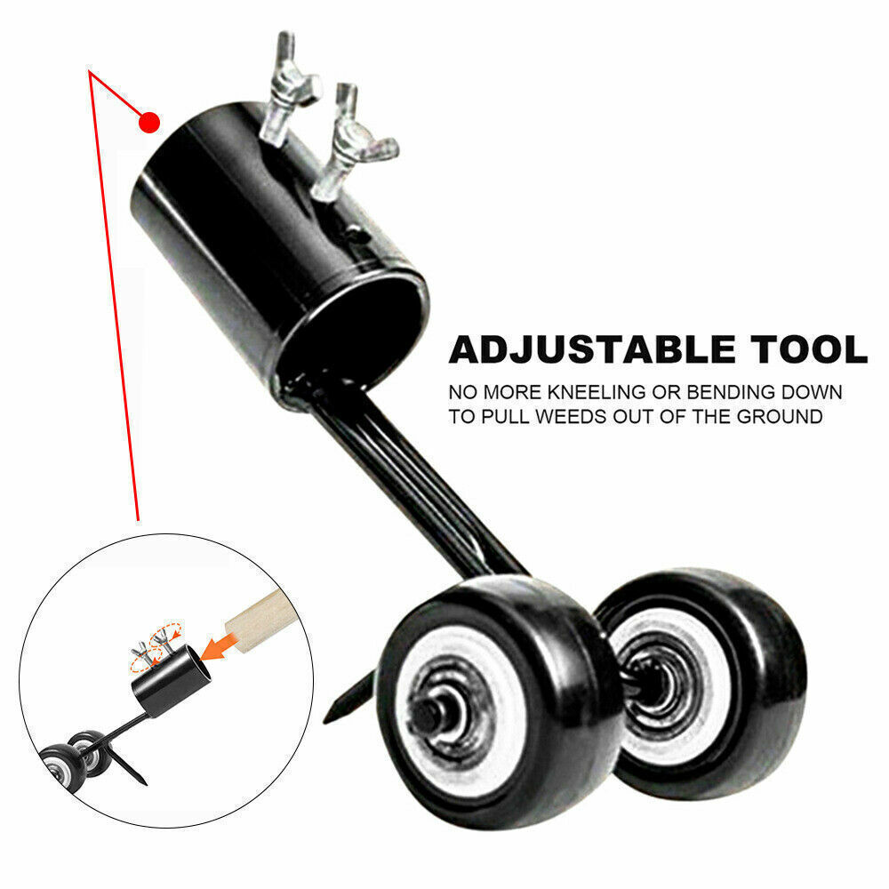 Adjustable Weeds Snatcher No Bending Down Weeding Remover Hook Weed Tool Garden