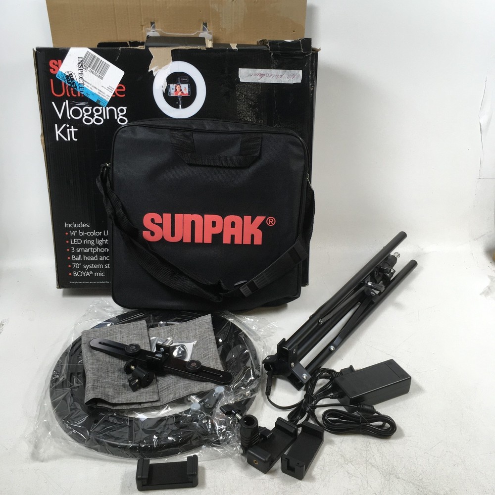 Sunpak Ultimate Vlogging Kit (NO Microphone!) READ!