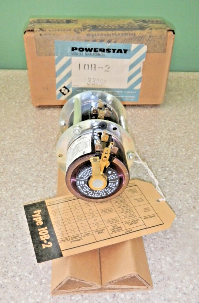 Superior Electric POWERSTAT 10B-2 Variable Transformer
