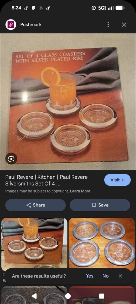 Silver Plated Coasters New In The Box