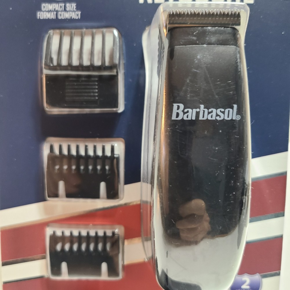 Barbasol 4 pc. Touch up Trimmer Set. Battery Powered.