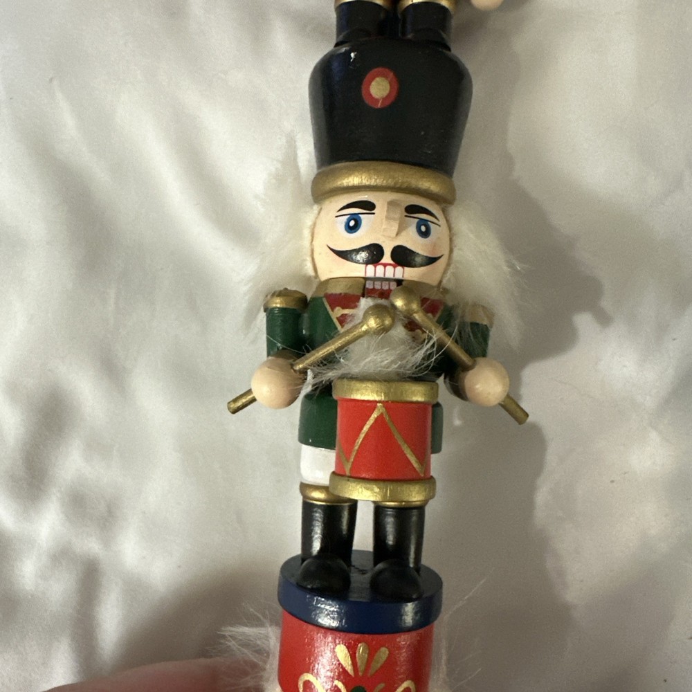 Three Soldiers Nutcrackers Stacked.