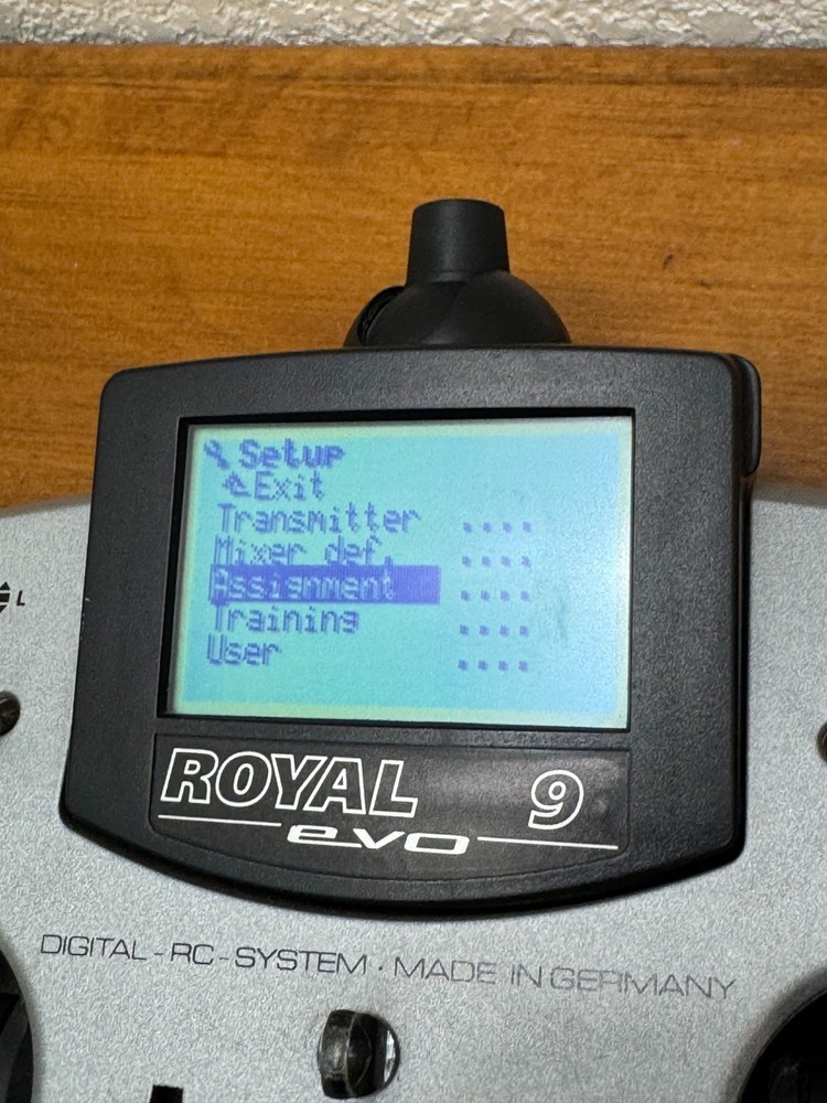 Multiplex Royal Evo 7 HFMS-72 Digital RC System Transmitter, No Antenna/Battery