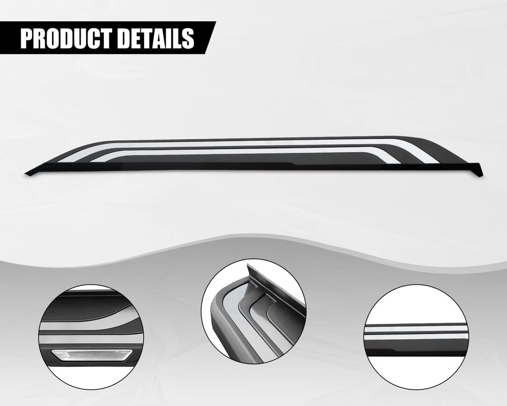 Running Boards 2019-2024 RAV4 Side Step Nerf Bar Black Silver Replacement 2PCS