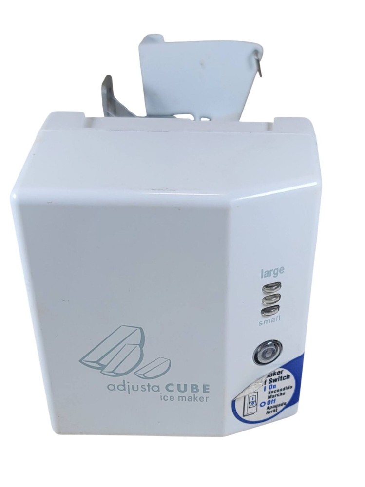 Adjusta Cube Ice Maker With On/Off Switch & Large/Small Cube Size Options