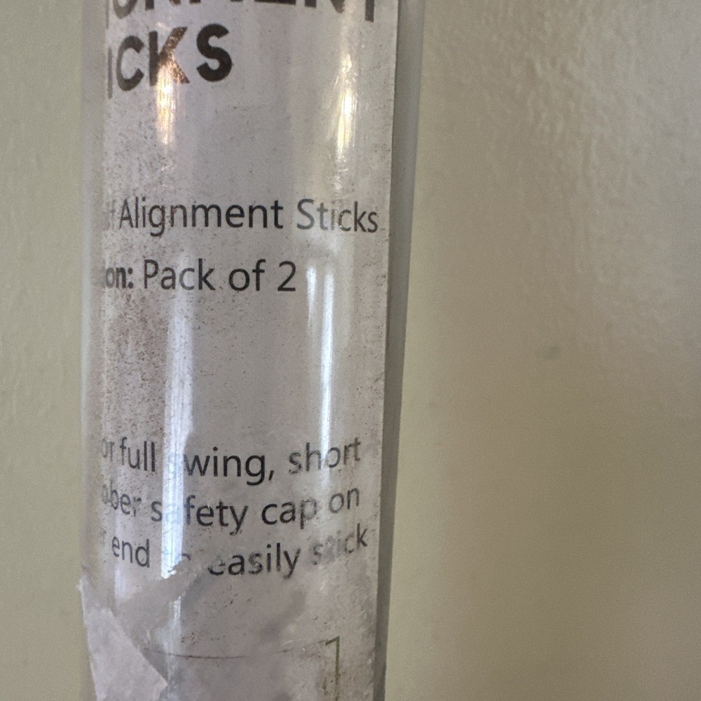Axystar Golf Alignment Sticks 2 Pk Used Foldable