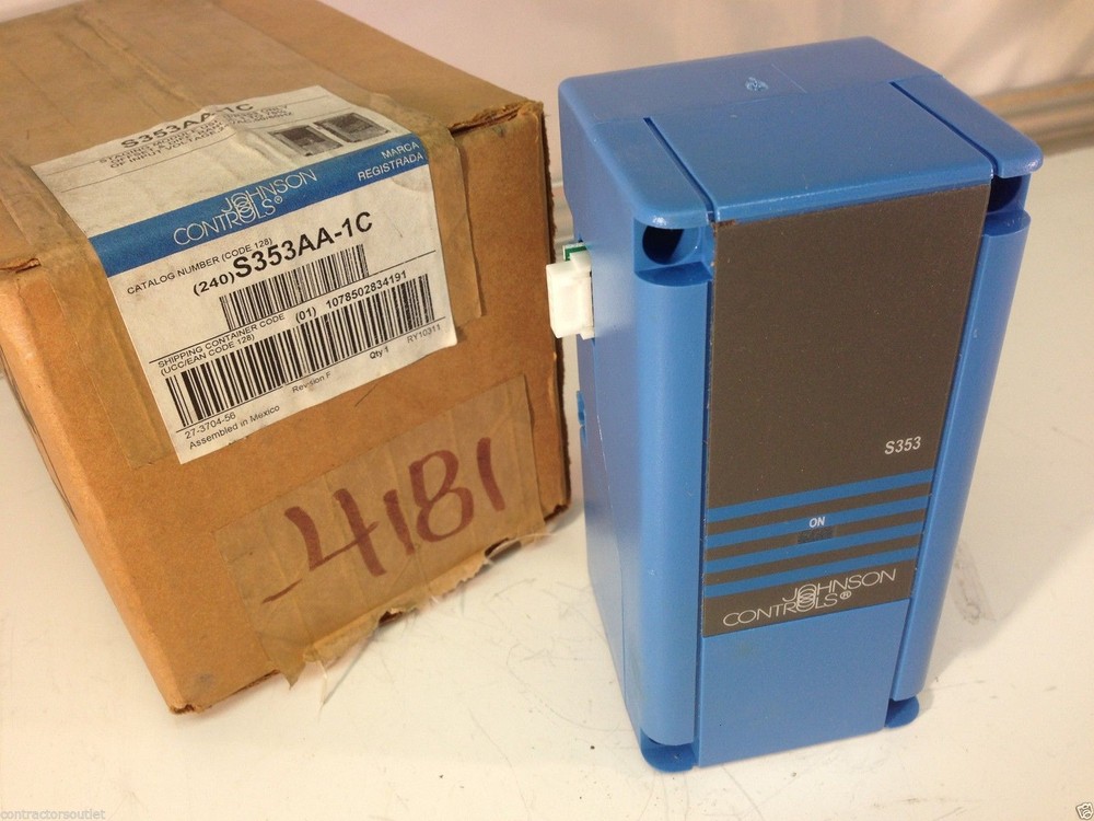 New Oversrtock Johnson Controls S353AA-1 Stage Module Sequencer