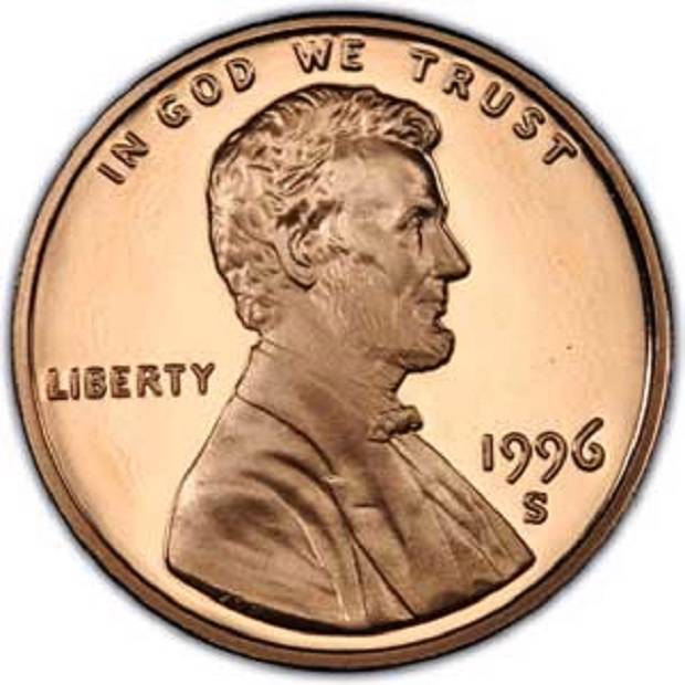 1996-S   PROOF CENT