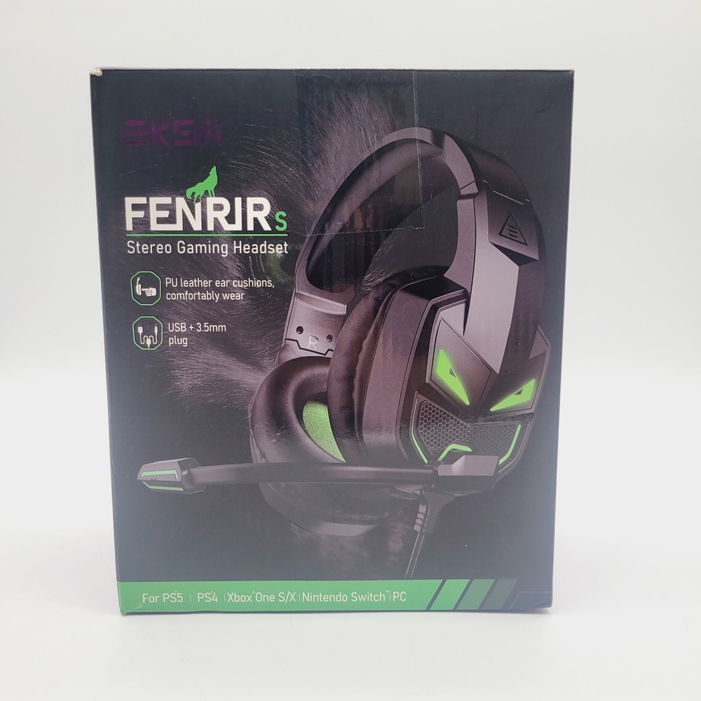 EKSA Fenrir Gaming Headset with Microphone for PS4 PC Xbox one PS5 Switch