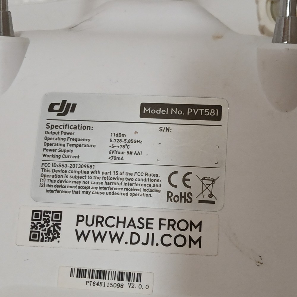 DJI Phantom 1 Drone P330D & Controller - UNTESTED PARTS AS IS