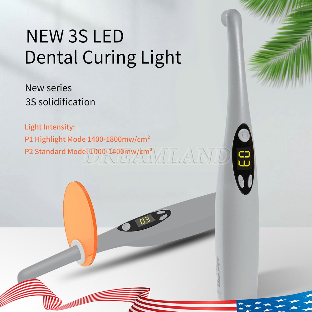 USA Dental Wireless Curing Light 1 Second LED Lamp