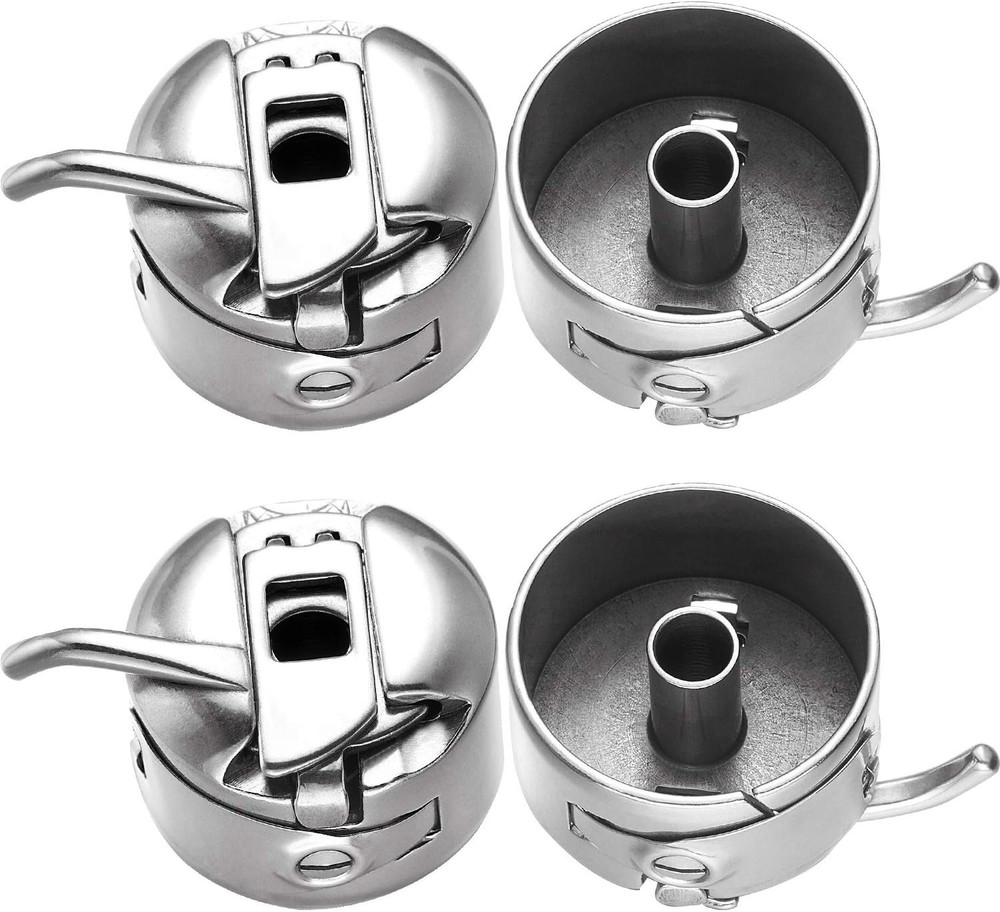 Replacement Bobbin Cases for Front-Loading Sewing Machines - Stainless Steel