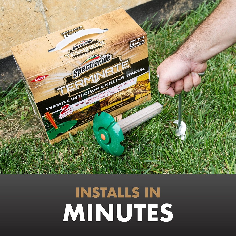 Spectracide Terminate Termite Detection Killing Stakes, Kills Foraging