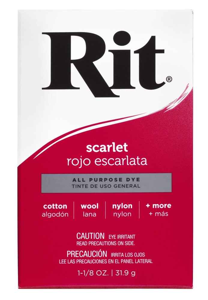 Rit All-Purpose Powder Dye, Scarlet