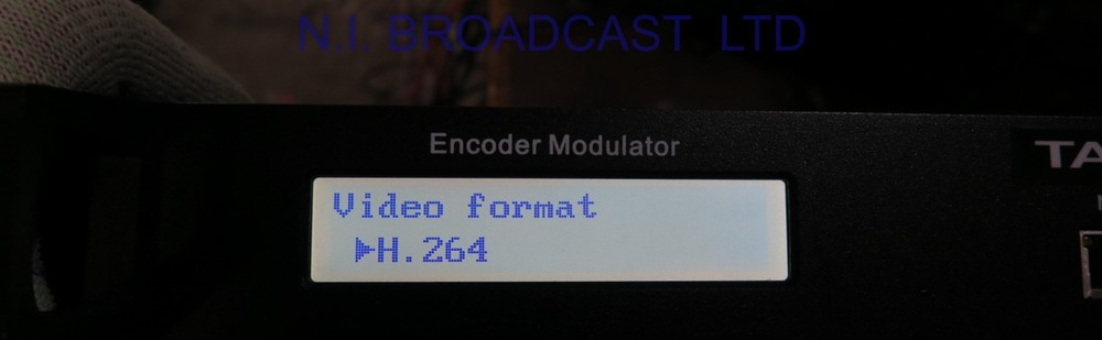 Taylor encoder modulator with 4x HDMI inputs, ASI in / out, RF in / out, mpeg4 e