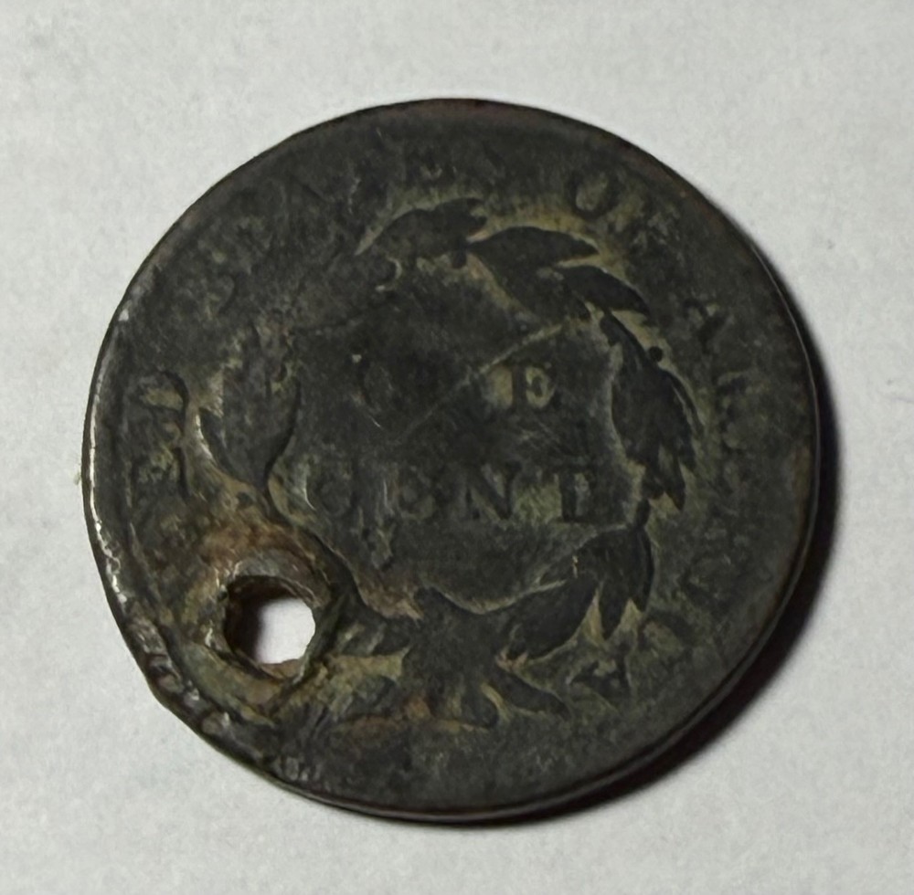 1819/8 coronet head large cent