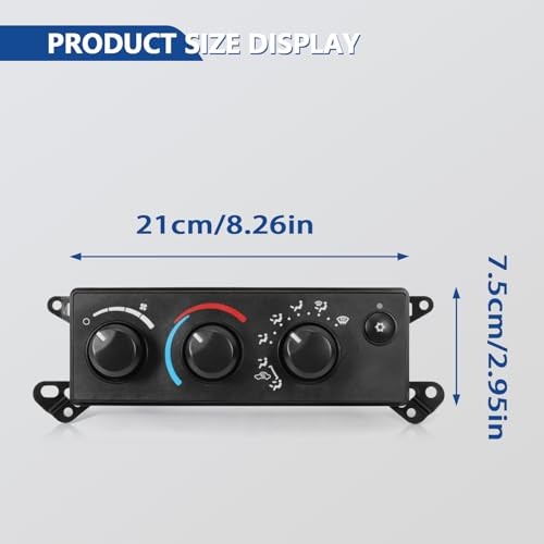 Heater Climate Control Panel Module Fits 2006-2007 Ram 1500 Ram 2500 Ram 3500,