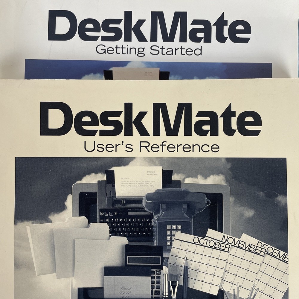 Tandy Deskmate Users Reference Manual 1988 Radio Shack Tandy Computer Manual