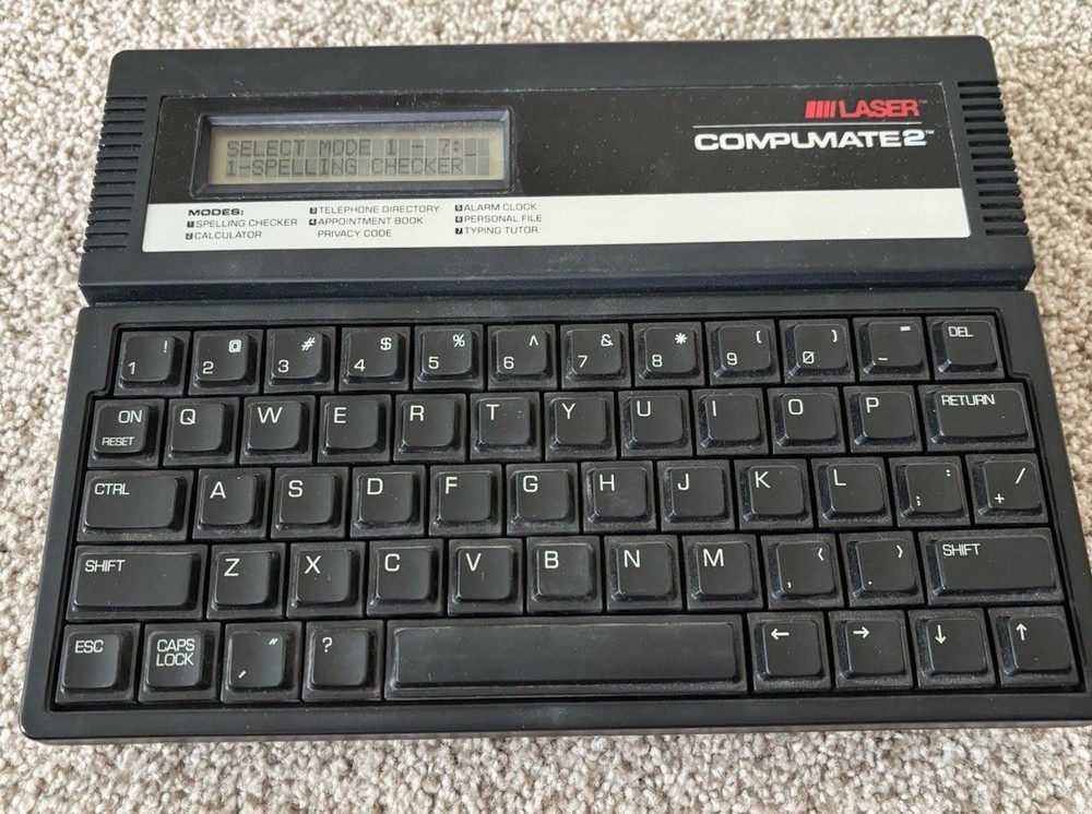 Laser Compumate 2 Computer vintage 80-2342-00 Tested Box + Instructions