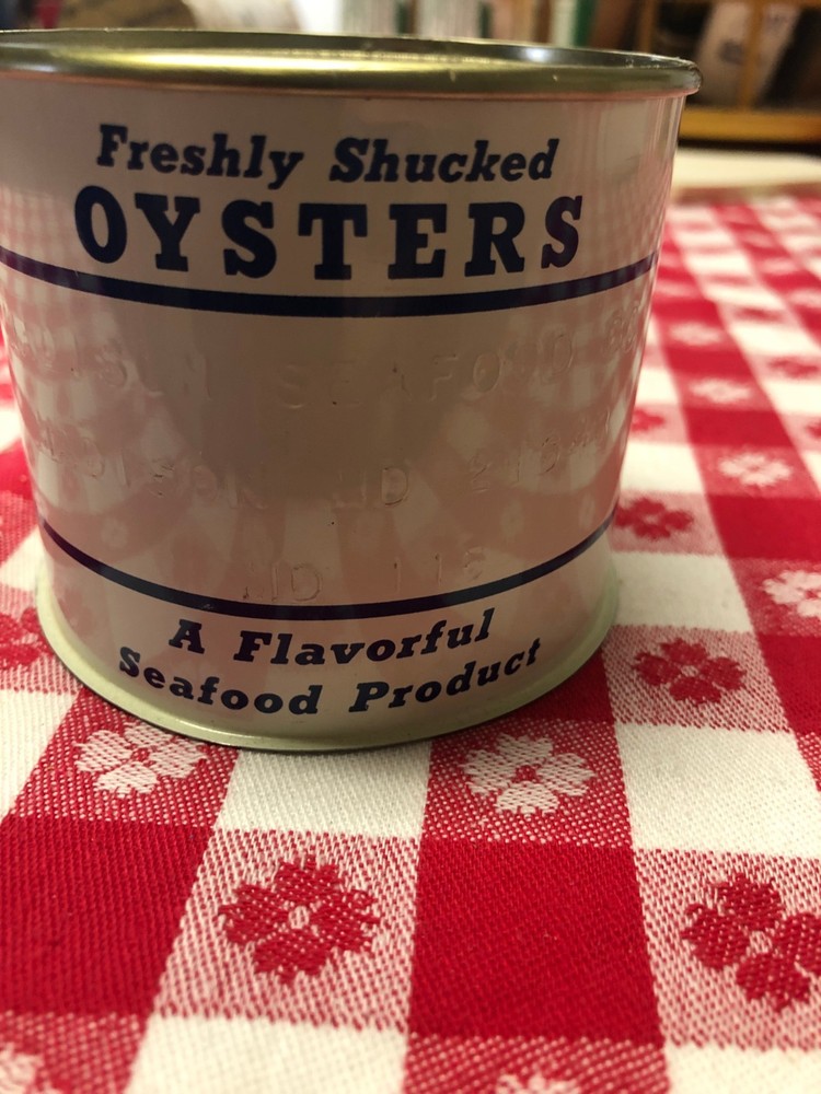 Quality Freshly Shucked Oysters Tin
