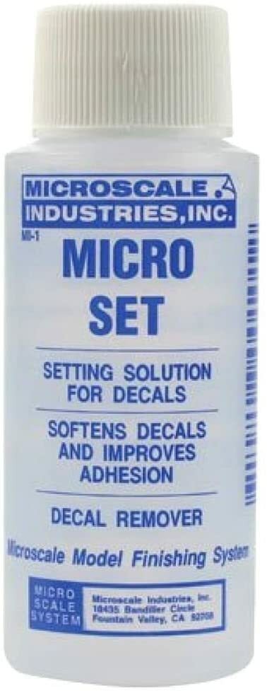 Microscale MI-1 Micro Set Decal Setting Solution 1oz - US Fast Ship 100% Genuine