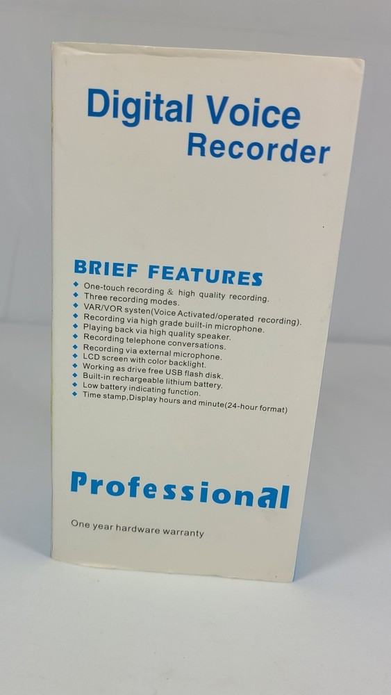Digital voice recorder