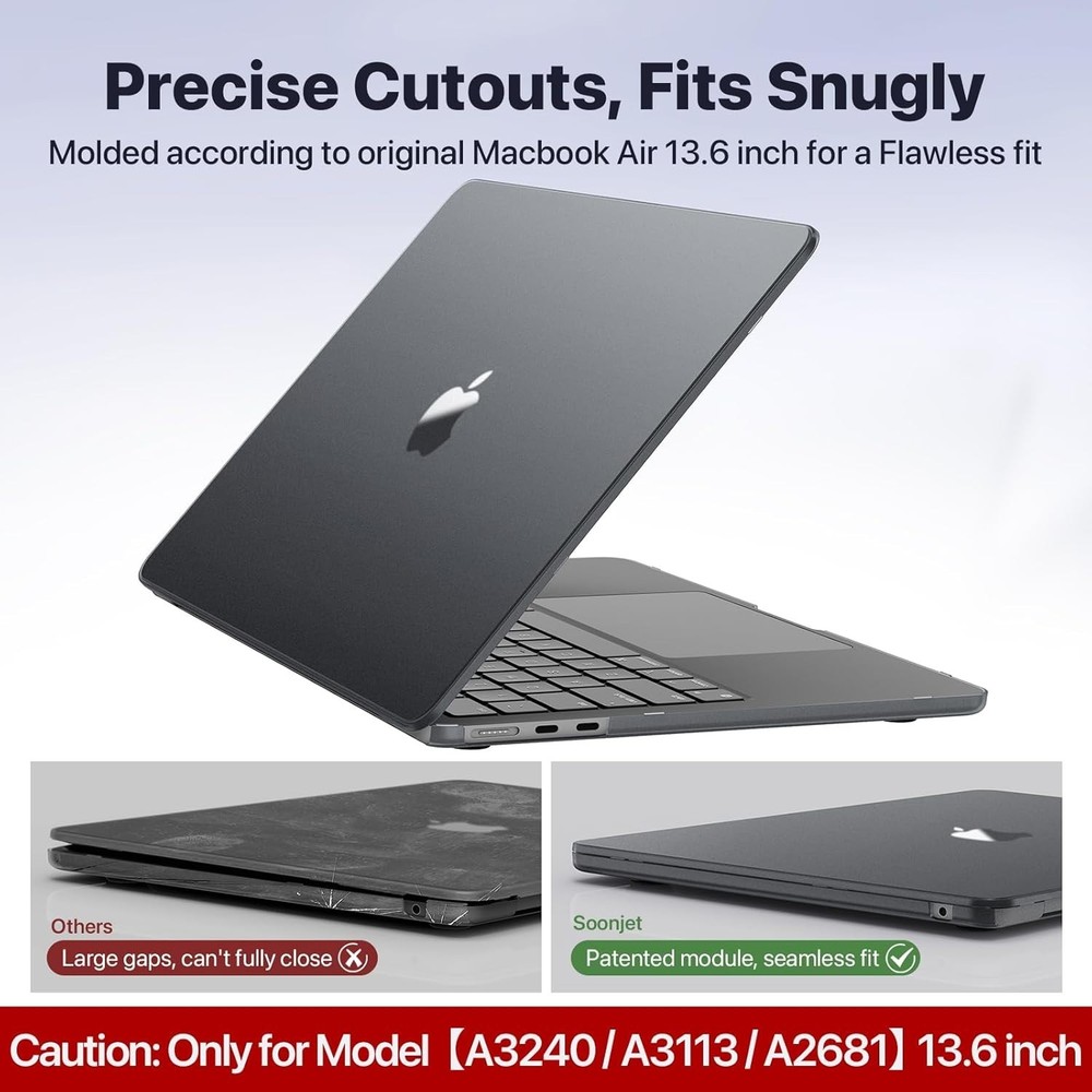 Graphite Gray MacBook Air Case | Lightweight & Stylish