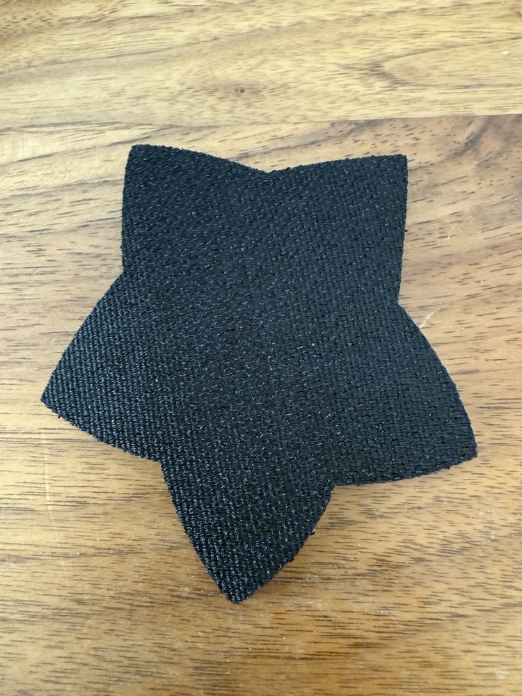 Morale Patch " i followed up!" Pink Star Hook and Loop patch