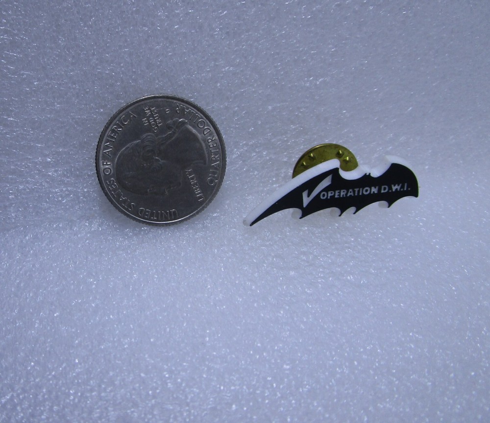 Operation DWI Plastic Pin