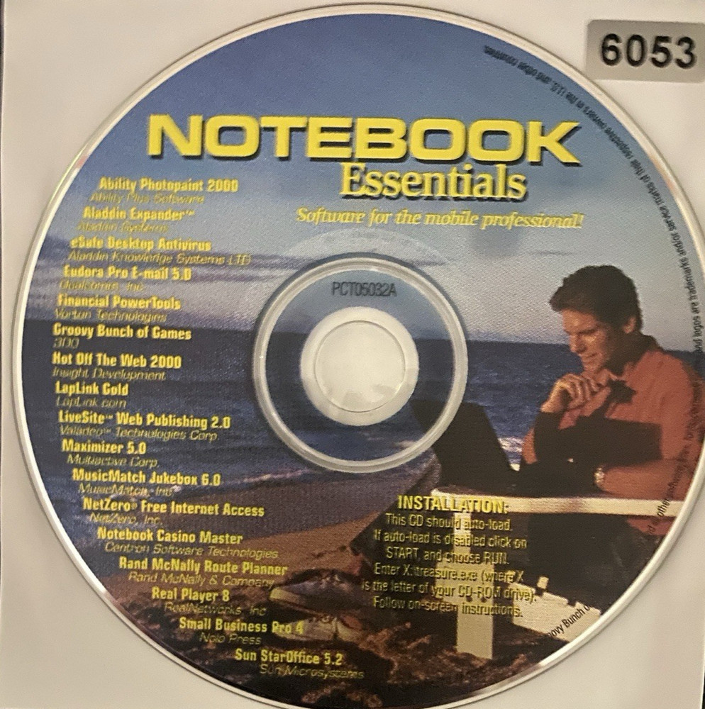 VINTAGE SOFTWARE | NOTEBOOK ESSENTIALS | SOFTWARE FOR THE MOBILE PROFESSIONAL